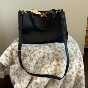 Beautiful black leather Michael Kors bag